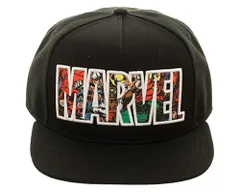 【マーベル/Marvel】 キャップ・帽子 『MARVEL ネーム・総柄』 