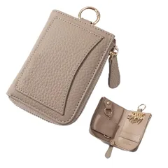 【新品】 Big Brave スマートキーケース キーケース カードケース 一体型 パスケース 一体 カードキー 本革 車 家 家の鍵 カバー免許証が入る キーホルダー 収納 多機能 大容量 レディース メンズ おしゃれ 軽い かわいい case-ren- 1