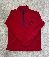 ヴィンテージ patagonia パタゴニア ハーフジップ フリース (レッド/100)