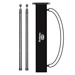 特価　アウトドア キャンプ 専用収納バッグ付き 設営工具 2本セット 伸縮式六角(高さ130～220cm)/テントポール 設営簡単 タープポール GOGlampingのサムネイル