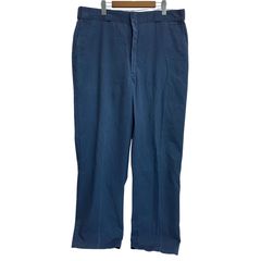 フランス デニム ワーク パンツ ペインター ネイビーブルー W37相当 