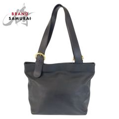 美品 PRADA プラダ サフィアーノ ネイビー シルバー金具 レザー
