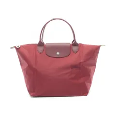 ロンシャン Longchamp ハンドバッグ ル プリアージュ グリーン M L1623919P98 ボルドー キャンバス レザー トートバッグ レディース 新品