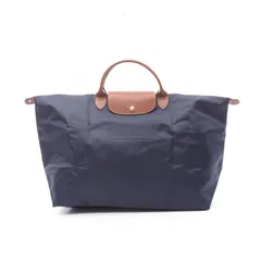 ロンシャン Longchamp トートバッグ ル プリアージュ オリジナル トラベル L L1624089P68 ネイビー キャンバス レザー トートバッグ レディース 新品