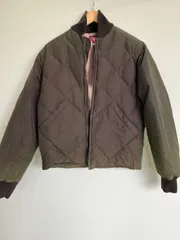 シュガーケーン　キルティングダックキャンバスダウンパファージャケット　ブルゾン