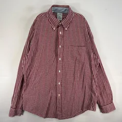 古着 ブルックスブラザーズ Brooks Brothers 長袖シャツ チェック 胸ポケ REGENT L  レッド系 マルチカラー メンズ