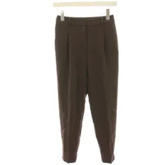 プラステ PLST 23AW トリアセブレンドテーパードパンツ スラックス イージー XS 茶 ブラウン 12-3306004 /HN
