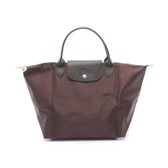ロンシャン Longchamp ハンドバッグ ル プリアージュ グリーン M L1623919002 モカ キャンバス レザー トートバッグ レディース 新品