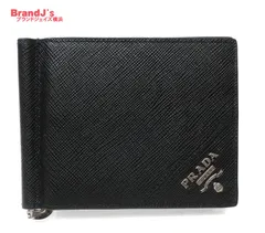 未使用保管　PRADA　プラダ　ロゴ　サフィアーノ　マネークリップ　2MN077 2026年最新】PRADA プラダ 2MN077の人気アイテム - メルカリ