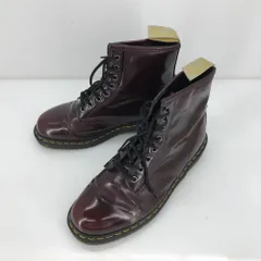 05w15266 ドクターマーチン Dr.Martens  1460 8ホールブーツ ヴィーガンレザー  チェリーレッド  US10 UK9 EU43 ベトナム製 メンズ  ブーツ  23756  【中古品】