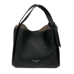 Kate spade(ケイトスペード) トートバッグ ノット ミディアム クロスボディ トート K6552 黒 レザー