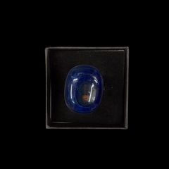 ☆ LALIQUE ラリック カボションリング ブルー 約13号 ガラス - メルカリ