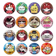 【新品】バッジ・ビンズ 【ボックス】MEGA CAT PROJECT ワンピース ニャンピースニャーン! 缶バッジコレクション