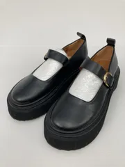 ZARA ザラ ローファー ブラック 合成皮革/人工皮革 無地 3.1～5cm