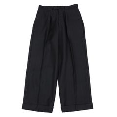 1980's EMPORIO ARMANI リネン ワイドスラックス - メルカリ