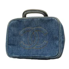 シャネル(Chanel) シャネル ハンドバッグ・バニティバッグ デニム ネイビー レディース P2415685