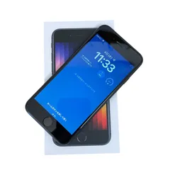 良品 Apple iPhone SE 第3世代 A2782 MMYC3J/A 64GB ブラック docomo 〇 IMEI:359983315986483 バッテリー80%以上 箱あり NO.Y12341A