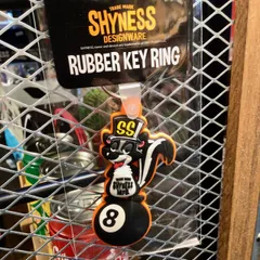新品 3D ラバー キーリング 3 SHYNESS キーホルダー アメリカン雑貨 ファッション 小物