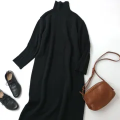 select MOCA セレクトモカ フィンガータートルニットロングワンピース (44Y＋0409)26F