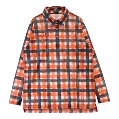 サイズ：L CUTTER&BUCK カッターアンドバック  長袖ポロシャツ ボタンダウン チェック柄 オレンジ系 [240101641875] ゴルフウェア メンズ ストスト