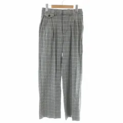 スピック&スパン Spick&Span パンツ 38 グレー 灰色 チェック柄 /AP
