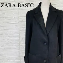 ZARA ザラ ロングコート ブラック レディース【021】
