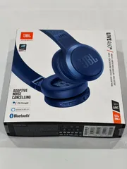 JBL ワイヤレスヘッドホン LIVE 460NC ブルー色