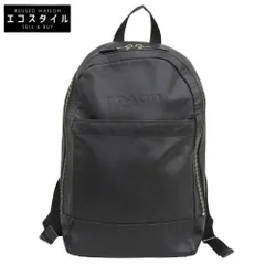 COACH コーチ レザー リュックサック デイパック メンズ ブラック F54135