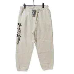 未使用 Langlitz Leathers ラングリッツレザーズ スウェットパンツ LLC-011 裏起毛 Sweat Pants TypeA オートミール L 27112873