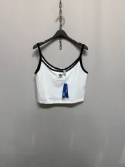アディダス 白 クロップド ノースリーブ 新品