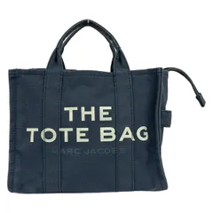 MARC JACOBS(マークジェイコブス) トートバッグ ザ スモール トラベラー トート バッグ ライトブルー×白
