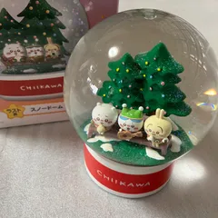 スノードーム ちいかわ うさぎ ハチワレ エニマイくじ ラスト賞
