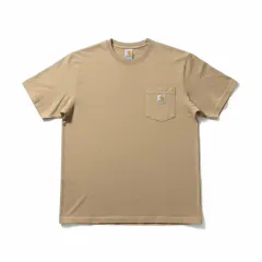 Carhartt カーハート K87 ポケット 半袖Tシャツ S ベージュ