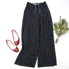 Simplicite サンプリシテ シンプリシテェ Wベルトプリーツイージーパンツ ドット柄 (44Y＋0451)26H