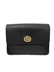 【中古】COACH コーチ バッグ F31387 ブラック レザー レディース＿s24＿セルモアから出品＿s-0333-r24