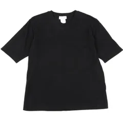 アニエスベーオムagnes.b homme コットンVネックTシャツ 黒