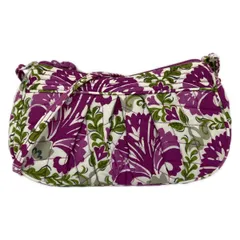 Vera Bradley(ベラブラッドリー) ショルダーバッグ - ピンク×白×マルチ 花柄/キルティング コットン