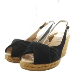 ガイモ GAIMO サンダル ストラップ ウェッジソール 39 ベージュ 黒 ブラック /AN30