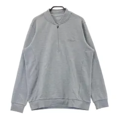サイズ：L TITLEIST タイトリスト  ハーフジップ長袖Tシャツ 裏起毛  グレー系 [240101638171] ゴルフウェア メンズ ストスト