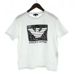 エンポリオアルマーニ EMPORIO ARMANI Tシャツ ロゴプリント 154CM 白 ホワイト /AP