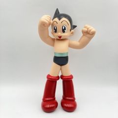 鉄腕アトム ソフビ フィギュア 照れ笑い シルバー//手塚治虫作品 18cm