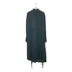 【美品】  None / | Le Jardin Ouvert / ル ジャルダン ウヴェール ロング シャツ ワンピース | 36 | ブラック | レディース