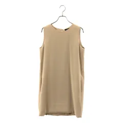 YOKO CHAN / ヨーコチャン | サイドポケット ノースリーブ ワンピース / 総裏地 | 38 | ベージュ系 | レディース