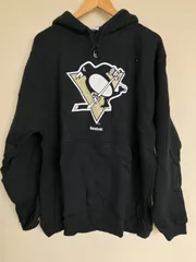 NHL ペンギンズ パーカー リーボック Reebok ブラック メンズ 長袖 フーディー プルオーバー