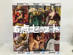 未開封 ワンピース Grandista モンキー・D・ルフィー ロロノア・ゾロⅡ ボア・ハンコック モンキー・D・ルフィーGEAR5-Ⅱ ポートガス・D・エース シャンクス フィギュア 6点セット LF3250 f099