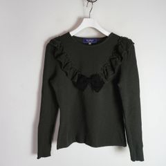 正規 Ms GRACY M'S GRACY エムズ グレイシー ウール フラワー 長袖