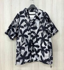 新品 未使用 タグ付き ソフトハイフン レース ビッグ Tシャツ 花柄 