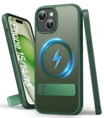 【在庫セール】Vihibii iPhone15 iPhone14 iPhone13 ケース スタンド付き MagSafe対応 耐衝撃 マグネットケース ワイヤレス充電対応 米軍MIL規格 薄型 磁気吸着 アイフォンiPhone15 iPhone14 iPhon