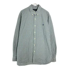 Polo by Ralph Lauren ポロ ラルフローレン ボタンダウン 長袖シャツ マドラスチェック マルチカラー(メンズ XL)中古 古着 X4316