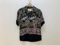 REAL McCOY アロハシャツ パームツリー柄 ブラック S - メルカリ